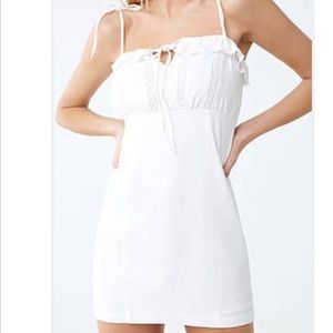 Ivory mini dress
